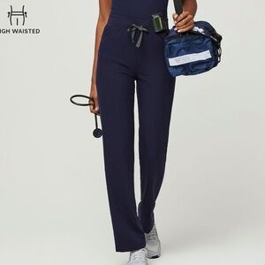 Figs Livingston Basic Scrub Pants Navy